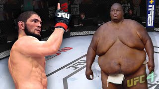 UFC4  Khabib Nurmagomedov vs Emmanuel Yarborough EA sports UFC 4 [upl. by Animehliw]