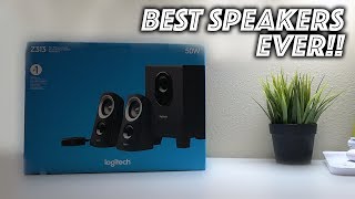 LOGITECH Z313 Speaker System Unboxing and Setup [upl. by Zippel497]