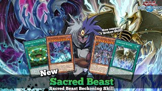 New Sacred Beast Deck with Broken Skill Sacred Beast Beckoning 90 Winstreak YuGiOh Duel Links [upl. by Enilrem611]