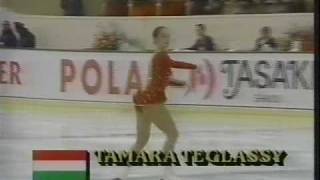 Tamara Teglassy HUN  1987 NHK Trophy Ladies Long Program [upl. by Attenhoj]