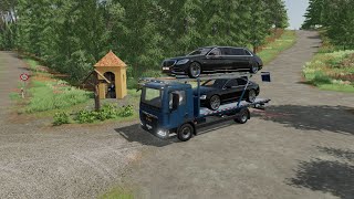 Farming Simulator 22  MAN TGL 12220 Autotransporter v1000 [upl. by Ahsiadal547]