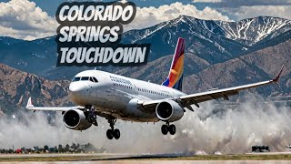 FLYBY WIRE A320 Takes on Colorado Springs in 8K [upl. by Eilujna160]