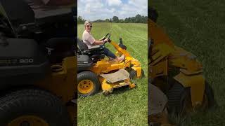 Self driving Surepath 900 mower cubcadet nohandseatingchallenge viral [upl. by Oicnedurp]