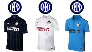 INTERNAZIONALE DE MILÃO  TODAS AS CAMISAS 20012023 [upl. by Cassady]