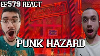 CHEGAMOS A PUNK HAZARD  One Piece Episódio 579 REACT [upl. by Micki659]