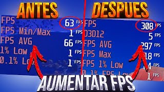 COMO AUMENTAR FPS EN FORTNITE EN LA NUEVA TEMPORADA  EN PC DE BAJOS RECURSOS [upl. by Macey]