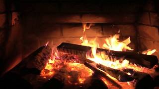 Original Fireplace Video in HD Quality  60 Mins Great Sound Commercial Licensing Available [upl. by Lewie]