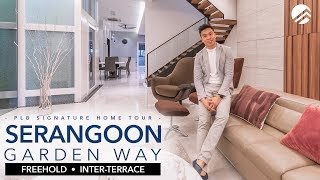 Serangoon Gardens 399M 25 Storey InterTerrace Landed  Home Tour  Sold by PLB Melvin Lim [upl. by Levan430]