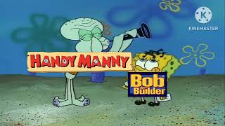 calamardo y sus notas falsas pero Handy Manny vs Bob el Constructor [upl. by Krasner]