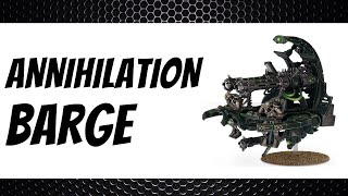 Necron ANNIHILATION BARGE Review  New 9th Edition Codex  Warhammer 40k [upl. by Adil]