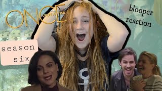 REACTING TOO THE OUAT SEASON 6 BLOOPERS  ThatStrawberryBlonde [upl. by Trevor]