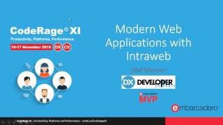 Coderage XI  Modern Web Applications with Intraweb and Bootstrap [upl. by Latrell]