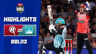 Melbourne Renegades v Brisbane Heat  BBL13 [upl. by Ronda242]