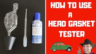 How To Use A Head Gasket Tester Blown Head Gasket Test [upl. by Birchard]