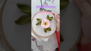 Spider Web Technique to Make Flower Embroidery [upl. by Alahc128]