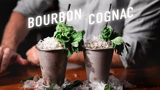 TWO Mint Juleps  the bourbon amp prescription julep [upl. by Campball16]