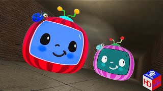 RED And INVERTED Cocomelon Nextbots in Dev Build  Garrys Mod [upl. by Bendicta]