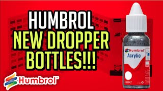 HUMBROL NEW PRODUCTS REVEALED 2020 DROPPER BOTTLE  Scale Model News [upl. by Suoivatnod63]