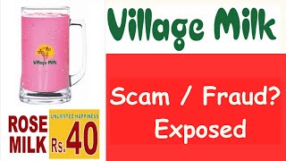 Village milk Rose Milk  Scam Exposed [upl. by Xuerd]