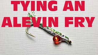 Tying an Alevin fry bead sac [upl. by Odnomyar]