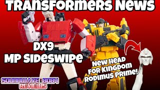 Dx9 Red StormSideswipe amp Achai Studios Rodimus Prime Head [upl. by Anatnas966]