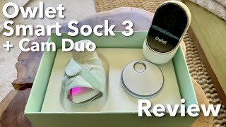 Owlet Smart Sock 3 Review   Baby Monitor Duo  Is the Owlet Sock a MUST HAVE [upl. by Nomae]