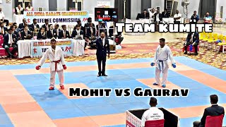 Mohit vs Gaurav  Team kumite  Uttarakhand vs Madhya Pradesh  All India Karate Championship [upl. by Chicky]