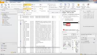 How to Arrange emails by sender and date in Outlook [upl. by Desi289]