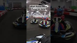 eKart NR SWS Junior Race 3 20241112 Petko vs Juraj motorsport karting overtaking [upl. by Trilbi453]