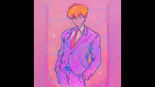 Finally drew Reigen✨️ mobpsycho100 reigen anime drawing [upl. by Marler]