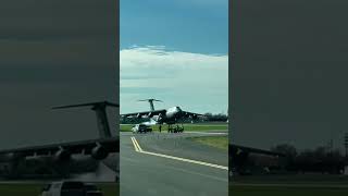 C5 LANDING from the flight deck thanks FO Ryan for the incredible video aviation [upl. by Silletram]