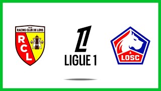 Lens vs Lille Résumé Buts  Ligue 1 2425 [upl. by Aneled]