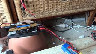 Charging LiFe Tx Battery With Accucell 6 Hobby King [upl. by Arbmahs]