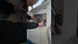 Part 3 changing liners in the hauler maine fishing diesel lobsterfishing diy maintenance [upl. by Utas]