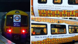 The First 5 Car London Overground Class 378 Train [upl. by Brendin]