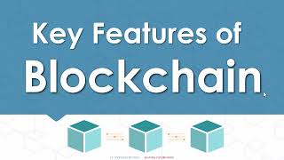 Key Features of Blockchain [upl. by Devaj]