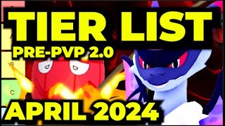 THE PVP TIER LIST OF April 2024  Loomian Legacy [upl. by Mad140]