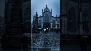 Edinburgh’s Old Town charms with cobbled streets and Edinburgh Castle’s towering presence [upl. by Amlus473]