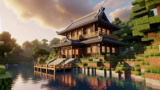 Minecraft Japanese House Building Ideas  How to Build [upl. by Nireil19]