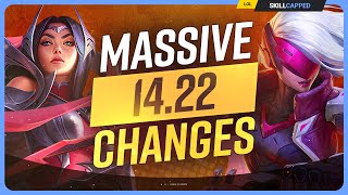 NEW PATCH 1422 CHANGES MASSIVE UPDATE  League of Legends [upl. by Kung]