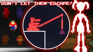 FNAF INTO THE PIT  CUT CONTENT MINIGAME SECRETS AND EASTER EGGS [upl. by Riplex]