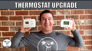 Installing a Programmable Thermostat  Honeywell Thermostat Install [upl. by Ahtikal736]