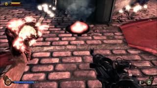 Bioshock Infinite  1999 Mode  Lady Comstock  Siren InstaKill with fire trap [upl. by Busby]