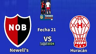 Newells Vs HuracánFecha 21Liga betano [upl. by Aloysius]