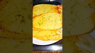 Garlic breadgarlic garlicbread yummyfood breakfastbread reels shorts subscribe bread add [upl. by Atsirtal606]