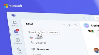 Introducing the new chat and channels experience in Microsoft Teams [upl. by Aneahs]