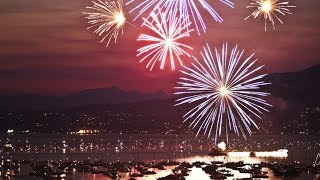 Team Canada Fireworks From Above [upl. by Aicilram]