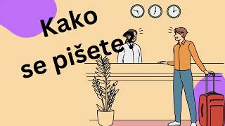 Kako se pišete [upl. by Eremaj]