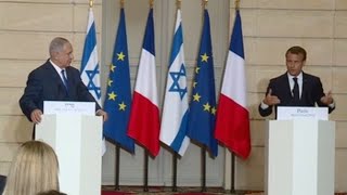 Macron reafirma su defensa al pacto iraní frente a la ofensiva de Netanyahu [upl. by Cartie431]