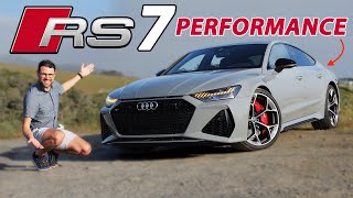 Audi RS7 Performance V8 REVIEW 2024 [upl. by Ilojna692]